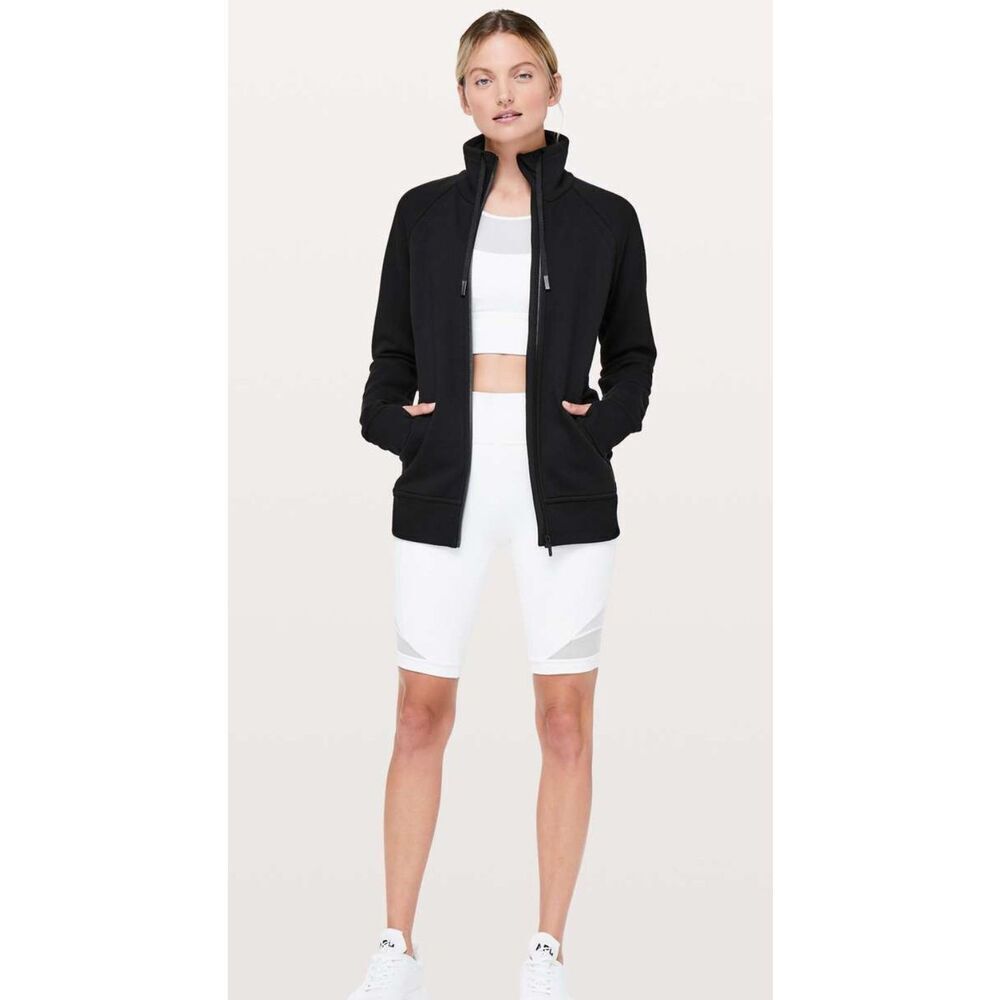Lululemon Huddle & Hustle Jacket black Sz 8, $120 E11